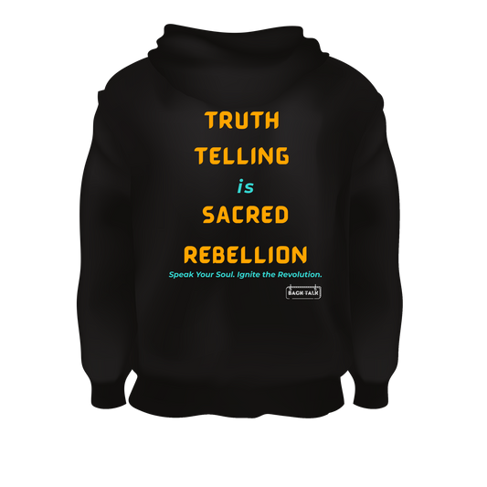 Sacred Rebellion Sweatshirt - Speak Your Truth Boldly | Unisex Hoodie | Landed on the Stars